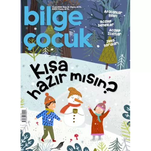 Bilge Çocuk Dergisi Sayı: 41 Ocak 2020 Kışa Hazır Mısın? (Oyun Hediyeli)