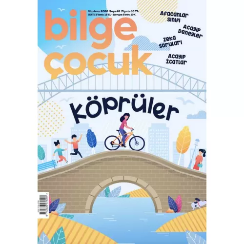Bilge Çocuk Dergisi Sayı: 46 Haziran 2020 Köprüler (Oyun Hediyeli)