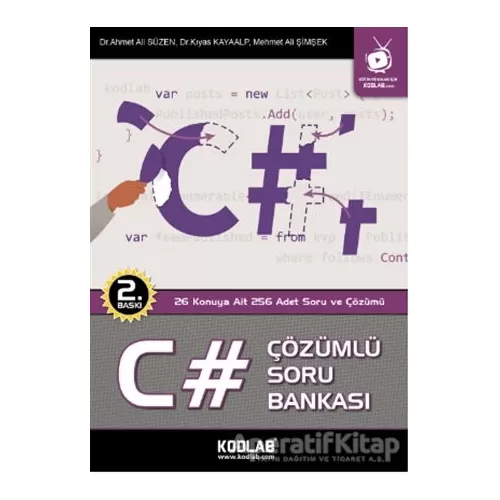 C# Çözümlü Soru Bankası - Ahmet Ali Süzen - Kodlab Yayın Dağıtım