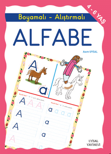 Boyamalı ve Alıştırmalı Türkçe Alfabe/Büyük Boy