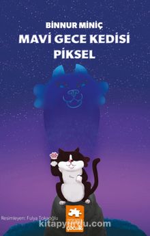 Mavi Gece Kedisi Piksel
