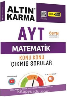 2020 AYT Matematik Konu Konu Çıkmış Sorular (Kolay-Orta-Zor)