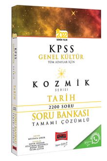 2022 KPSS Tüm Adaylar İçin Genel Kültür Kozmik Serisi Tamamı Çözümlü Tarih Soru Bankası