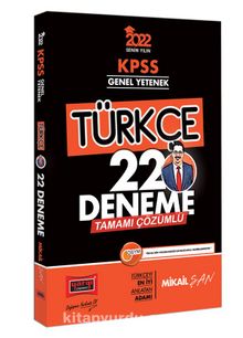 2022 KPSS Genel Yetenek Türkçe Tamamı Çözümlü 22 Deneme