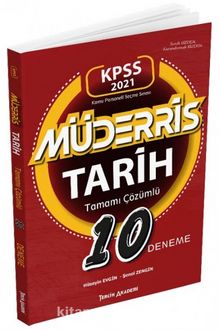 2021 KPSS Müderris Tamamı Çözümlü Tarih 10 Deneme