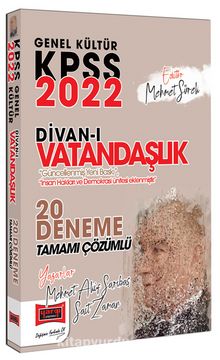 2022 KPSS Genel Kültür Divanı Vatandaşlık Tamamı Çözümlü 20 Deneme