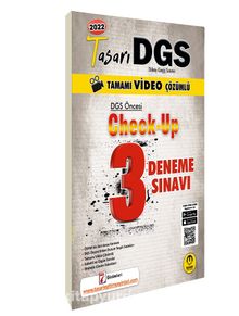 DGS Öncesi Check Up Video Çözümlü Deneme