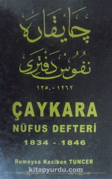 Çaykara Nüfus Defteri 1834 – 1846 12-E-2