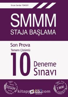 SMM Staja Başlama Tamamı Çözümlü 10 Deneme Sınavı